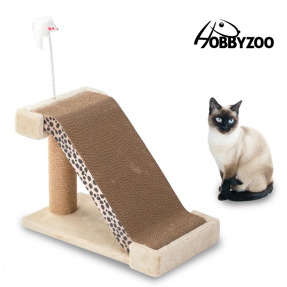HOBBYZOO Furniture Scratching Cat Scratch Board Catnip House Tree Climb