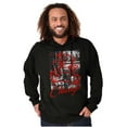 thumbnail image 5 of Chicago Illinois Teddy Bear Graffiti Hoodie Sweatshirt Women Men Brisco Brands S, 5 of 6