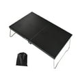 thumbnail image 1 of Mini mesa de campamento plegable mesa de campamento estable práctica para caminar Barbq Garden Negro, 1 of 8