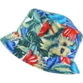 thumbnail image 4 of Floral Bucket Hat Fashion Flower Print Summer Cap, 4 of 6