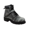 thumbnail image 1 of Bota de encaje con Cremallera Stonewash de 6 para hombre RIDETECS color negro talla 10, 1 of 2