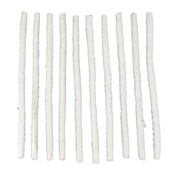Patio Lighting Wicks, 10-Pack Tiki Torch Fiberglass Replacement Wicks,Durable and Weather-Resistant for Outdoor Garden Lighting, Easy Replacement and Maintenance