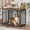 Rustic Brown 885, variant on Multipurpose 80 Dog Crate End Table, 2-Door Indoor Pet Kennel with Rustic Brown Finish, Furniture Style Dog House for Large & Medium Dogs, TV Stand or Side Table for Living Room