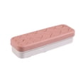 thumbnail image 2 of Wosthever Caja de almacenamiento de lápices labiales, soporte cosmético de rejilla múltiple, cepillo de lápiz de cejas para el hogar, estuche Almacenamiento y organización del hogar Rosa Blanco, 2 of 6