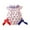 A07-White, variant on 4th of July Outfit Girl American Flag Bubble Romper Bowknot Ruffle Bodysuit Smocked Toddler Baby Girl Clothes White,0-3 Months