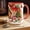 Black, variant on Inspired Christmas Mug Gingerbread House Christmas Mug Christmas Gift mug Christmas Coffee