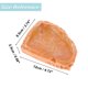 thumbnail image 5 of Plato de comida para reptiles de resina Unique Bargains, plato de comida para lagartos, tazón de agua para tortugas 4.72"x3.74"x0.98" Naranja, 5 of 6