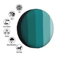 thumbnail image 4 of Fotbe Teal Color Funda de Llanta de Repuesto con Estampado, Engrosada, Ajuste Universal para Jeep, Remolque, RV, SUV, Camión-14 inch, 4 of 6