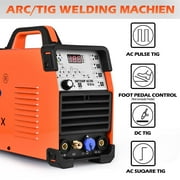 HITBOX 200A AC/DC TIG Stick Welder with Pulse, Aluminum Welding, IGBT Inverter, 220V