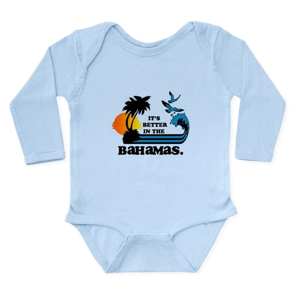 CafePress - It's Better In The Bahamas Body Suit - Long Sleeve Cotton Baby Bodysuit