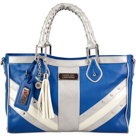 NHL - Tampa Bay Lightning Suite Team by Nikki Chu Moto Satchel Handbag