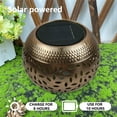 thumbnail image 6 of xaoyunyn Solar Powered LED Table Lamp with Flickering Flame Effect Decorative Outdoor Waterproof Lantern for Garden,Yard,Patio Balcony Auto On/Off and Wireless Installation, 6 of 9