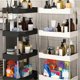 thumbnail image 4 of Tier Rolling Utility Cart, Movable Slim Storage Rack for Kitchen, Bathroom, Living Room - Space Saving Organizer Shelf B, 4 of 5