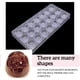 thumbnail image 5 of Molde de chocolate Molde de plástico transparente para decoración de postres para hornear caramelos de galleta de magdalenas, 12 kenally HA003626-12, 5 of 7