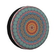 thumbnail image 1 of Fotbe Mandala Funda de Llanta de Repuesto con Estampado, Engrosada, Ajuste Universal para Jeep, Remolque, RV, SUV, Camión-14 inch, 1 of 6