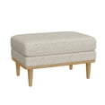 thumbnail image 2 of Tan Chair Ottoman | Quick - Setup for Home Use | Solid Wood with Foam Filler | Easy - Care Solution for Busy Owners, 2 of 2