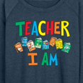 thumbnail image 3 of Dr. Seuss - Teacher I Am - Women's Lightweight French Terry Pullover, 3 of 6