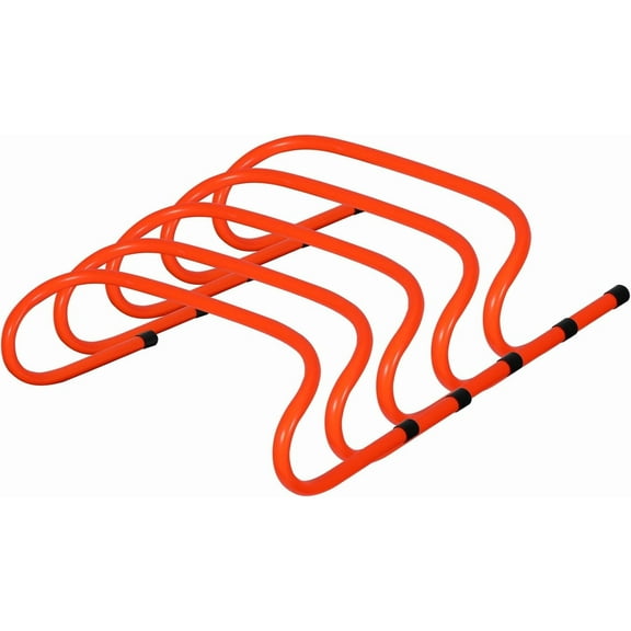 CHIKANSTORE Adjustable Agility Hurdles,5PCS Height Speed Training Hurdles, Portable Speed Training Equipment with Carry Bag for for Athletes,Soccer,Basketball