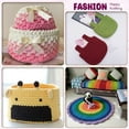 thumbnail image 3 of 290g /109 Yards  T-Shirt Yarn Elastic Fabric Crochet Cloth Yarn for DIY Knitting, Spaghetti Yarn Thick Knitting Yarn for Hand DIY Bag Basket Cushion Crocheting Projects,Home Decor, 3 of 6