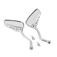 thumbnail image 3 of Soumake 1 Pair Left Right Universal Motorcycle Chrome Skull Hands Side Rear View Mirrors, 3 of 7