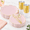 Pink and Gold, variant on 180fancy Pink And Plastic Plates For Wedding Showers