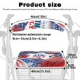 thumbnail image 5 of HELLHERO Independence Day Set of 2 Rollator Seat Back Cover with Stretchable Material Comfortable, Breathable Fabric Rollator Walker Seat and Backrest Covers for Outdoor Streets, 5 of 9