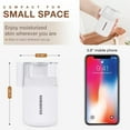 thumbnail image 3 of Multifunctional Humidifier in Multi Color Change, Desktop Decoration with Night Light, Gentle Mist Technology, Portable Built-In Battery and USB Charging Humidifier for Sleep Work Study (White-B), 3 of 6