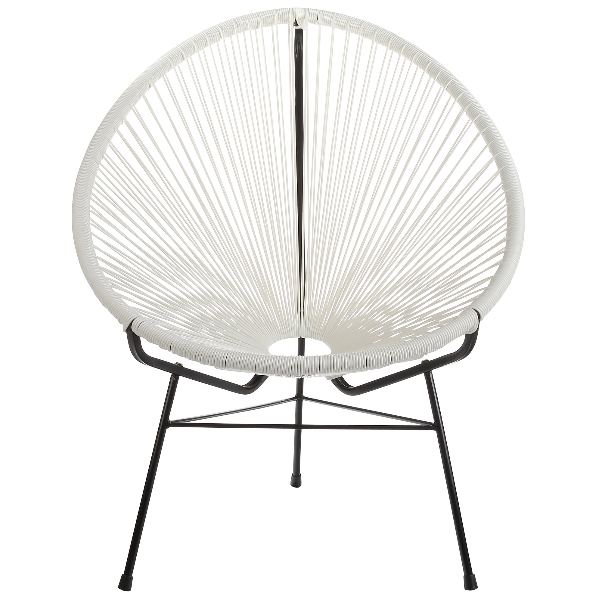 Acapulco Outdoor Lounge Chair White Cord