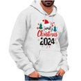 thumbnail image 2 of Fiudx Sudadera Navideña para Hombre, Ligera y Transpirable, con Cuello Curvo Cómodo, Ideal para Deportes y Ejercicio, Correr, Gimnasio y Ciclismo, Ideal para Estilos de Vida Activos., 2 of 4