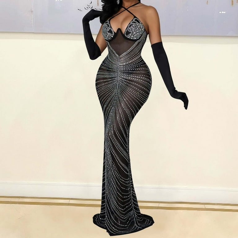Sexy V Neck Sleeveless Evening Maxi Dress Sexy V Neck Sleeveless Evening Maxi Dress