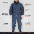 thumbnail image 4 of RefrigiWear Chillbreaker Insulated Overalls - Cold Weather Protection for Work & Outdoor Activities, 4 of 7