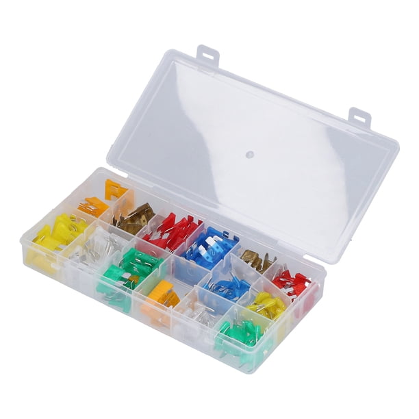 Fusibles automotrices BuyWeek 220 piezas tipo cuchilla Kit surtido Resistentes y duraderos