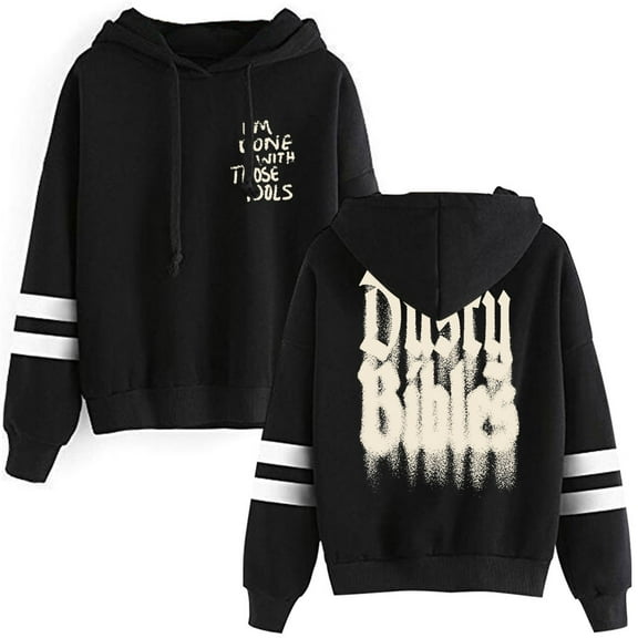 Josiah Queen Dusty Bibles Hoodie Long Sleeve Pocketless Sweatshirt Unisex Casual Fashion Pullovers