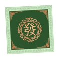 thumbnail image 4 of Tapete de mesa de Mahjong con reducción de ruido, 31,50'' x 31,50'', antideslizante verde un, 4 of 9