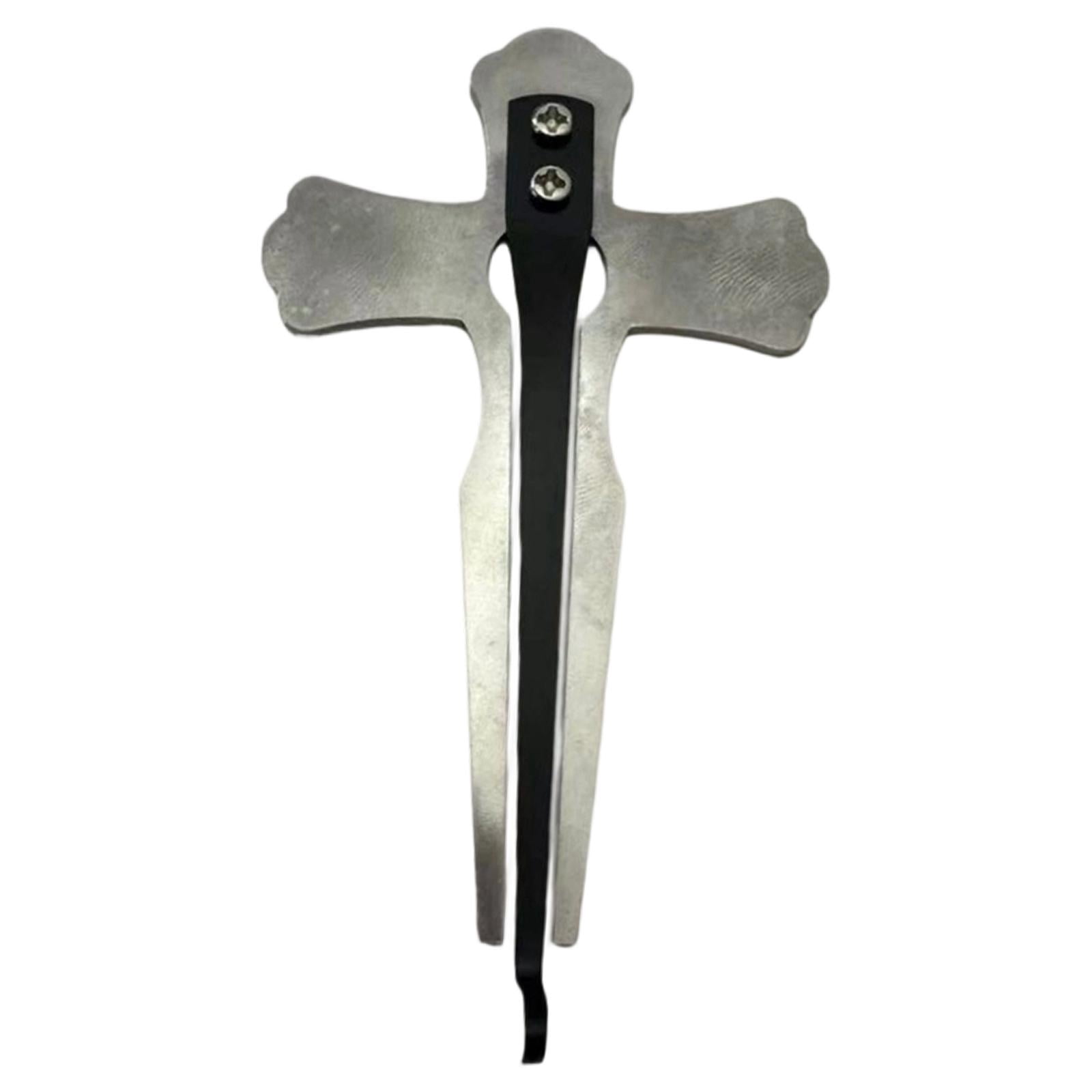 MERIGLARE Jaw Harp Folk Musical Instrument, with Crisp Sound Lightweight, Sturdy, Metal, Compact Traditional for Beginners Ethnic Mouth Cross Design