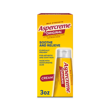 Aspercreme Original Pain Relief Cream with 10% Trolamine Salicylate, 3 oz.