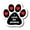P-Morkie, variant on Magnet Me Up I Love My Terrier Pawprint Magnet Decal, 5 Inch, Vinyl Automotive Magnet