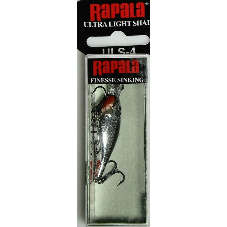 Rapala Ultra Light Shad 04 Crankbait Fishing Lure 1.5 1/8oz Chrome 
