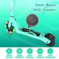 thumbnail image 5 of SISIGAD 80W Electric Scooter, Electric Scooter for Kids with LED Light-up Deck and 3 Adjustment Levels Handlebar, Green, 5 of 8