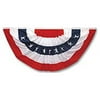 Valley Forge Flag PMF Pleated Mini Fan Flag With Stars Bunting, 1-1/2-Foot x 3-Foot