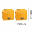thumbnail image 3 of Dalang Thickened PVC Double Air Bag Swim Armbands in Yellow, Inflatable Water Sleeves for Swimming Beginners Pool Beach Safety, 3 of 6