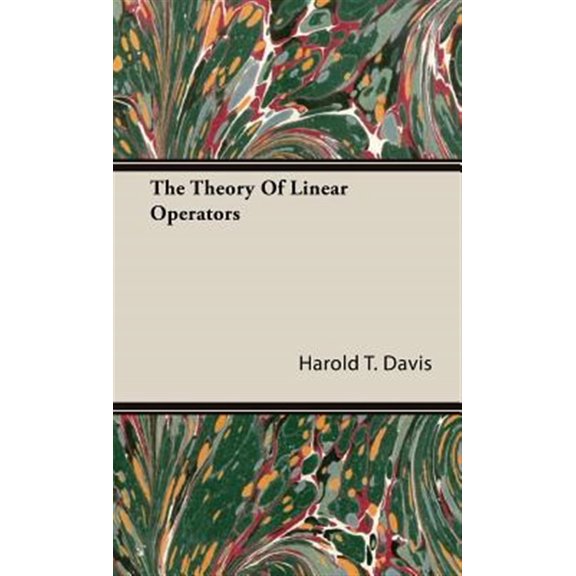 Pre-Owned The Theory Of Linear Operators (Hardcover)