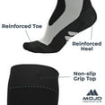 thumbnail image 3 of Mojo Unisex Compression Socks 20-30mmHg for Edema, Swelling, DVT - Black, Small, 3 of 8