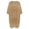 thumbnail image 5 of Textile Burlap Horizontal Background with Natural Texture Sleepshirts For Sleeping Travels Loose Sleepdress Pajama Dress Soft Nightdress Sleepwear, 5 of 7