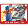 thumbnail image 5 of Hot Wheels City Stunt Garage Playset with 1 Toy Car in 1:64 Scale & Storage for 20+ Vehicles, 5 of 7