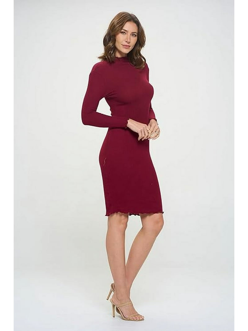 strapless open back dress SPANX® Red Ponte Sleeveless Midi Dress main image 0