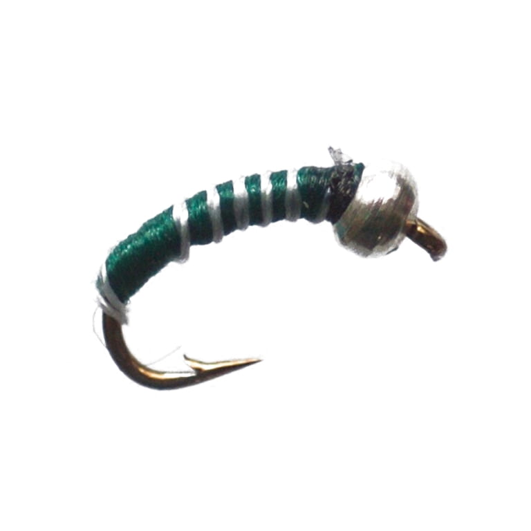 Cortland Fairplay Zebra Midge Nymph Fly Assortment, Size 16, 4