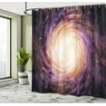 thumbnail image 5 of Ambesonne Galaxy Shower Curtain, Alluring Space Hole, 69"Wx70"L, Black Pink Beige, 5 of 5