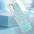 thumbnail image 6 of Compatible with Samsung Galaxy A14 5G Case Glitter Luxury Cute Love Liquid Quicksand Clear Soft TPU Girls Women Stylish Bumper Shockproof Protective Case for Samsung Galaxy A14 5G Star Blue YB, 6 of 14