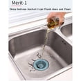 thumbnail image 3 of Wovilon Hair Catcher Durable Silicone Hair Stopper Shower Drain Covers Easy To Install And Clean Suit For Bathroom Bathtub And Kitchen, 3 of 9